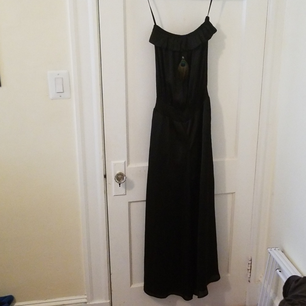 Silky wide leg jumpsuit